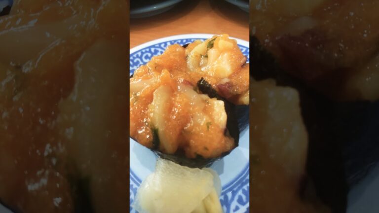 くら寿司のうに入り海鮮軍艦にがりそえてみた