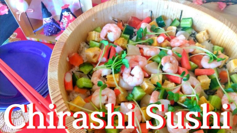 【ちらし寿司の作り方】彩り鮮やか！きれいで豪華なおもてなし料理｜ひな祭りにピッタリ！簡単で失敗しません