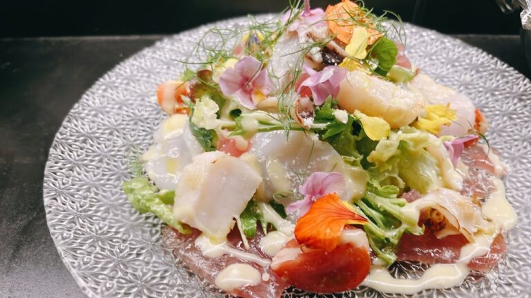 海の幸とアンチョビ&ニンニクドレッシングのサラダ【365日サラダ記念日122皿目】