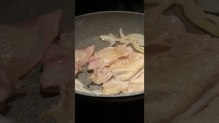 【豚ロースの生姜焼き】