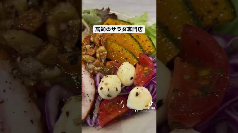 高知で流行りのサラダ専門店へ！僕はベジタリアンになりたい【高知グルメ】#shorts