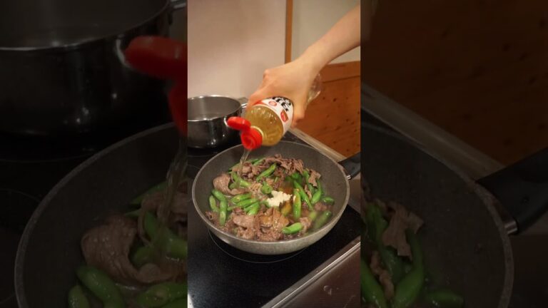 【田舎暮らし】いんげんの天ぷら｜Green Beans Tempura #shorts #japan #料理 #cooking #countryside #food #ごはん #ごはん #自炊