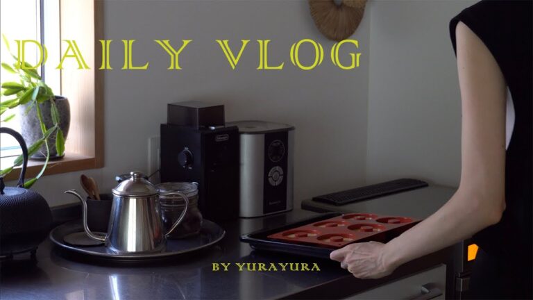 【夏休みVLOG】焼きドーナツとゴーヤの酢の物‖青椒肉絲とプール遊び☀️‖サラダうどんとチキンカツ