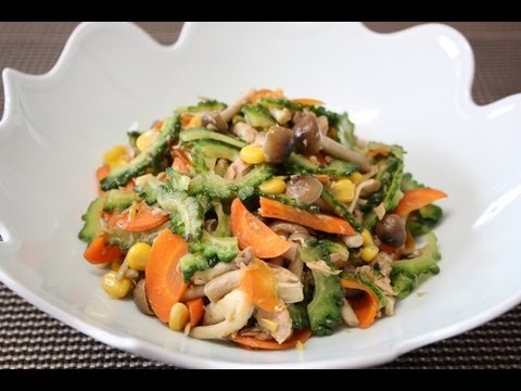 ゴーヤとツナコーンの炒め物