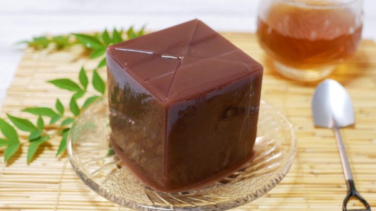 電子レンジで作る丁稚(でっち)ようかん【あっさりようかん】 Sweet jellied adzuki‐bean paste