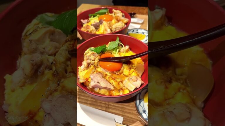 炭火焼き鳥を使った親子丼