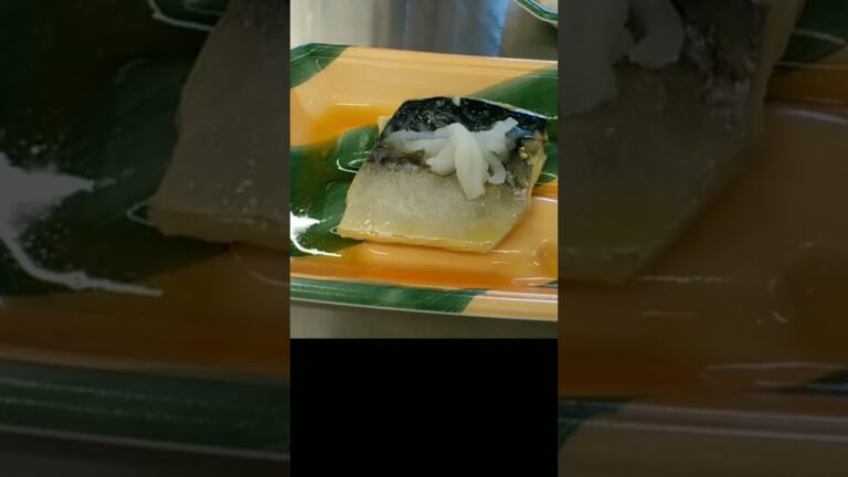 #さば　味噌煮を三段階の柔さで作る実習　素材Deソフト