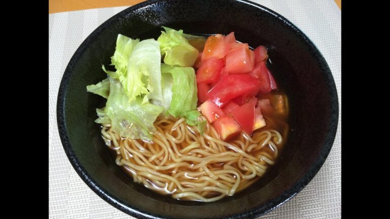 レタスとトマトのサラダおめざ麺　2016.10.14放送
