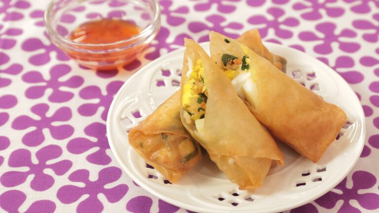 海老と卵の春巻き