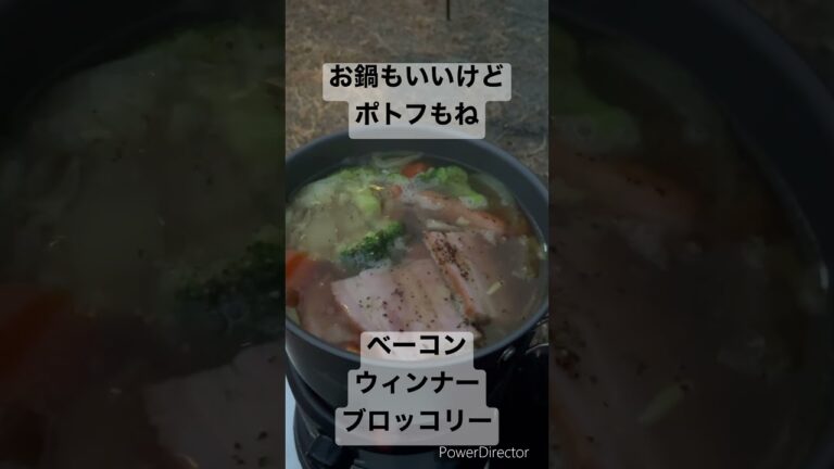 【ポトフはおでんだね】キャンプじゃないと作らなくね？偏見じゃね？ #キャンプ #料理 #ポトフ#shorts