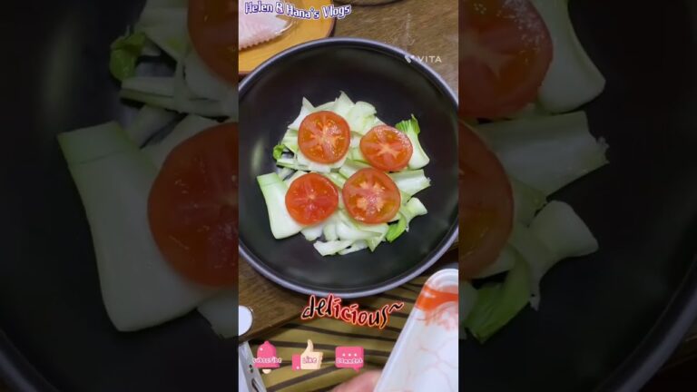 パンガシウス(白身魚)チンゲンサイのイタリアンドレッシング煮 @HelenHanasMixVlogs617