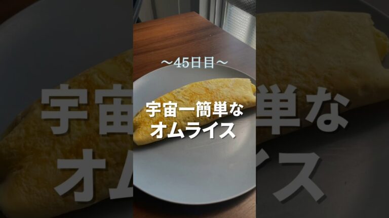 宇宙一簡単なオムライス #ダイエット #ダイエット記録 #100日チャレンジ #ダイエット男子 #youtubeshorts