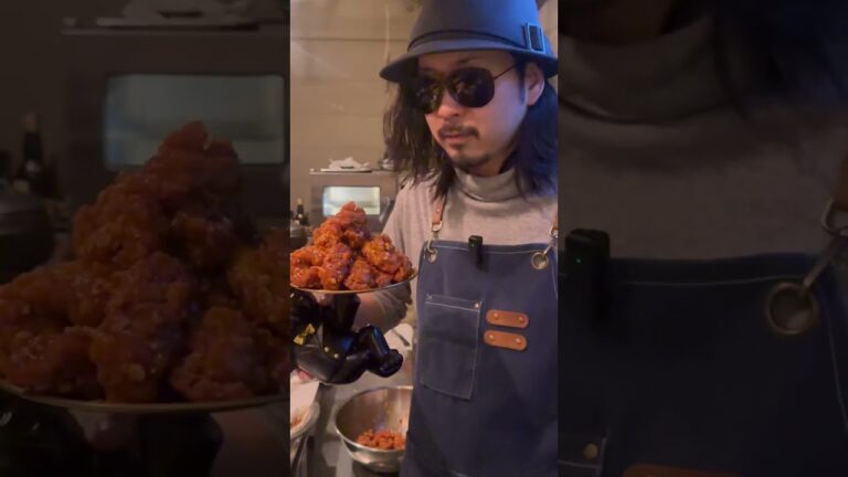 ガチのヤンニョムチキン美味すぎる件 #ヤンニョムチキン #韓国女子 #韓国 #韓国グルメ