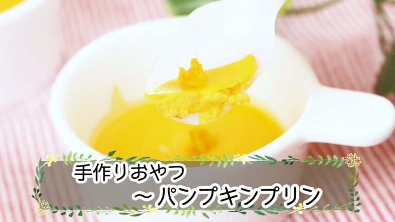 【7ヶ月～】優しい甘さのスイーツ♪パンプキンプリン