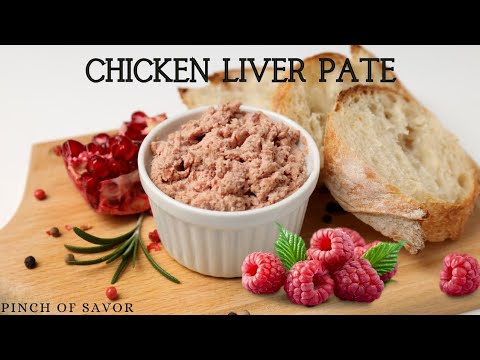 Velvety Chicken Liver Pâté with Raspberry Confiture – A Gourmet Delight!