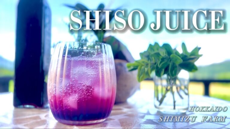 【農家のごはん】しそジュースの作り方