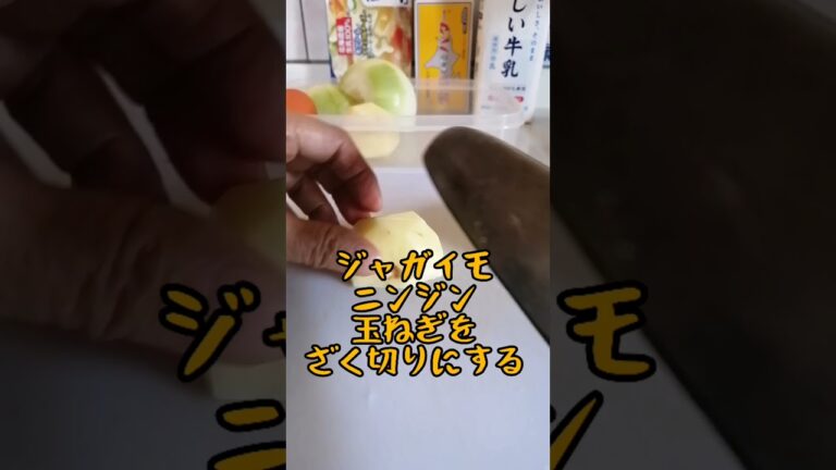 鳥肉で作るクリームシチュー/#shorts【料理女子の簡単レシピ】