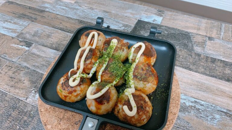 DCMの格安ホットサンドメーカーで冷凍たこ焼き作ってみる