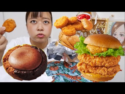 【ケンタッキー】ガーリック×ハバネロメガダブルパンチ、ナゲットとベイクチョコチーズタルトドーナツ食べる【ミスド】