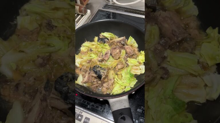 【無限キャベツ】サバ缶とキャベツで美肌づくり！