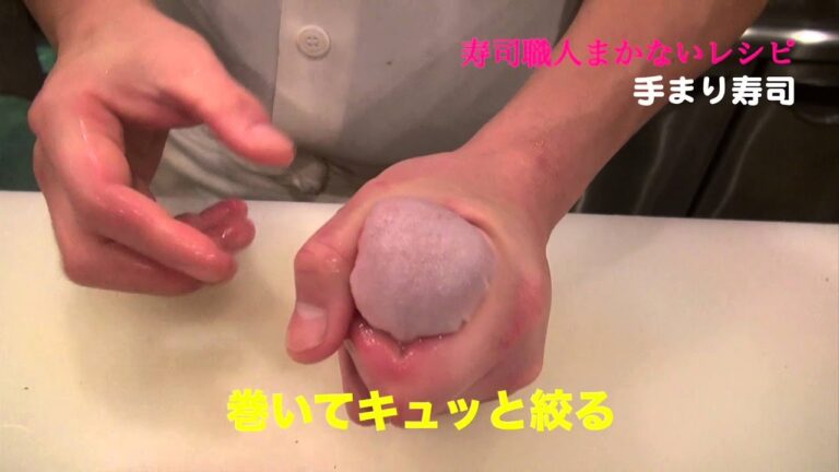 小樽 いさみ寿し 超かんたんまかないレシピ＃5 手まり寿司