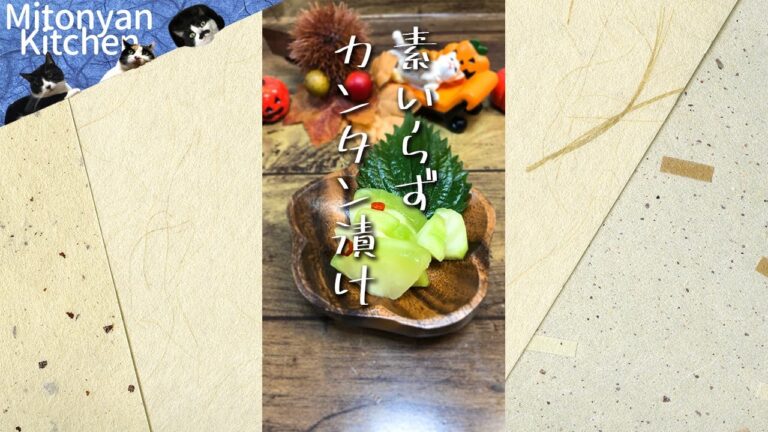 ★簡単漬け物★素を使わなくても、家にあるものでできちゃいます！