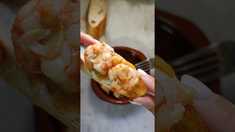GAMBAS AL AJILLO #recipe #food #cooking #easy
