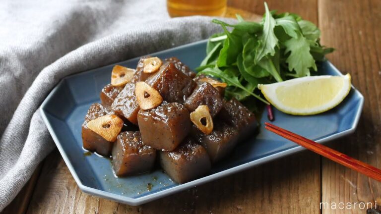 味が染み込む甘辛こんにゃくステーキの作り方