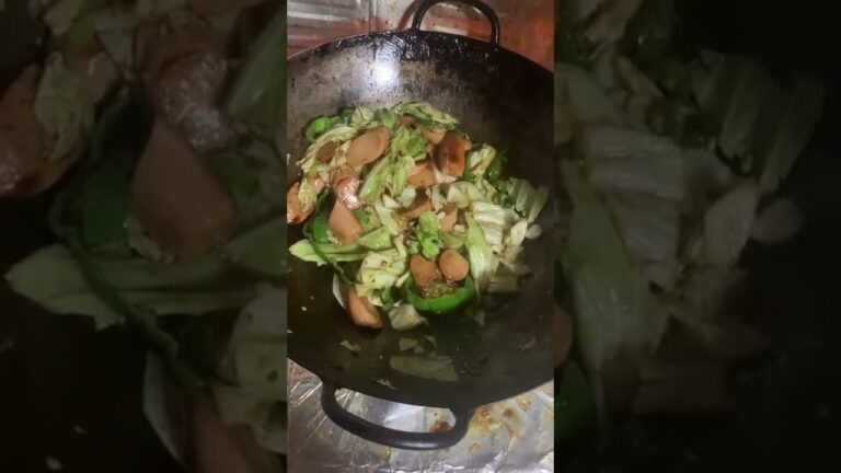 ピーマン、キャベツ、ギョニソの醤油炒め