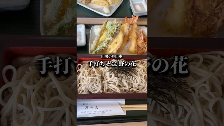本格手打ちそば！天ぷらも絶品🍤詳細は👇🏻