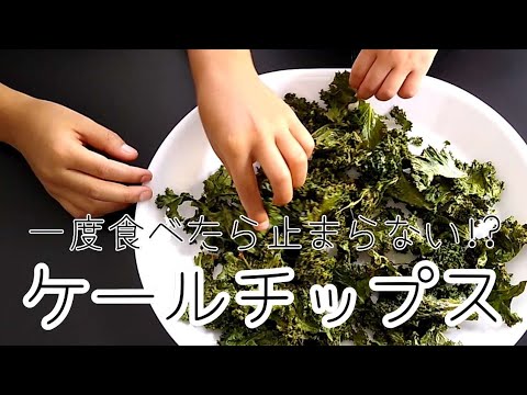 スーパーフードのケールがこんなに食べやすくなるなんて！ヘルシーなおやつやおつまみに、ケールチップス | For healthy snacks and snacks, kale chips