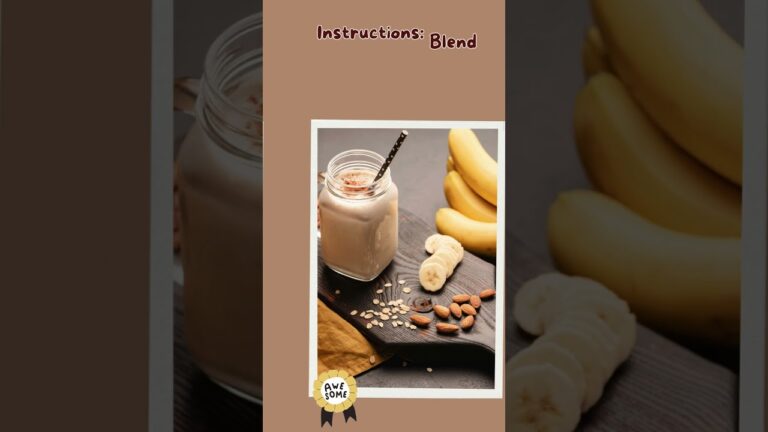 Coffee Recipe - Banana Nut Coffee Smoothie