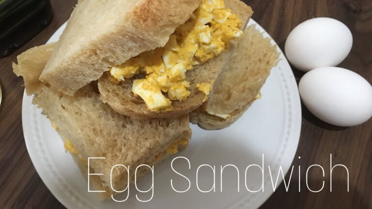 マヨネーズなしの卵サンド