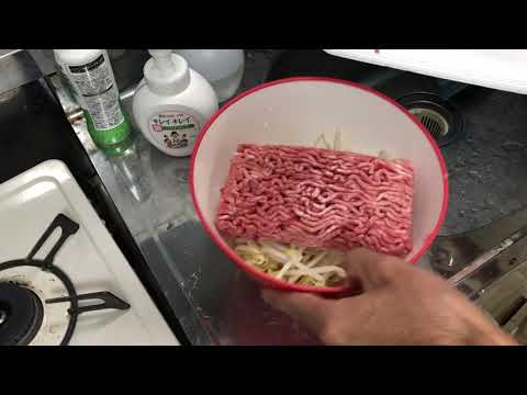 【レンチン５分】もやしとひき肉のビビンバ風丼ぶり