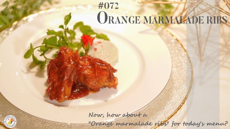 #72【旨味たっぷり♪】スペアリブのマーマレード煮の作り方♪｜ASMR & MUSIC