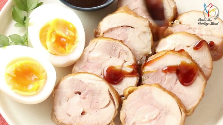 フライパンでできる鶏チャーシュー【フライパン１つ】【鶏肉レシピ】