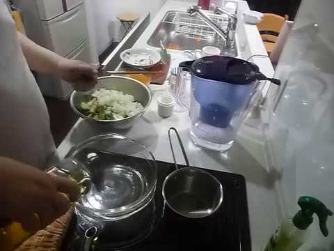 男の手料理　夏野菜のキッシュ