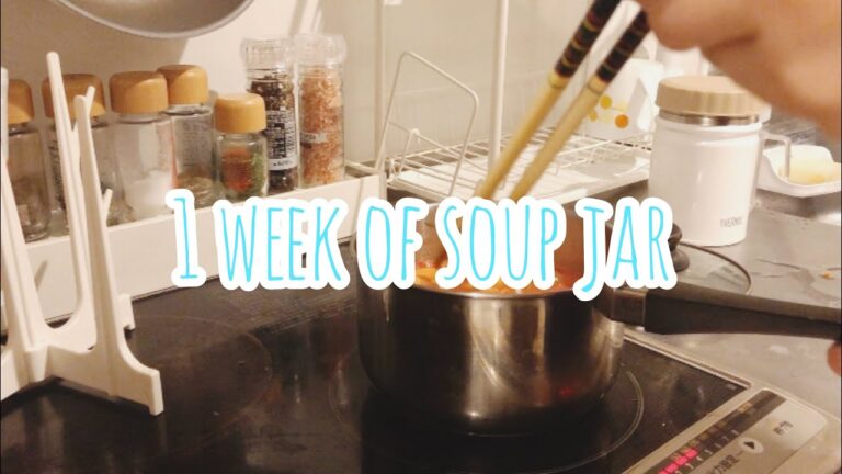 SUB)【朝の支度】スープジャーお弁当の1週間/1 week soup jar lunch