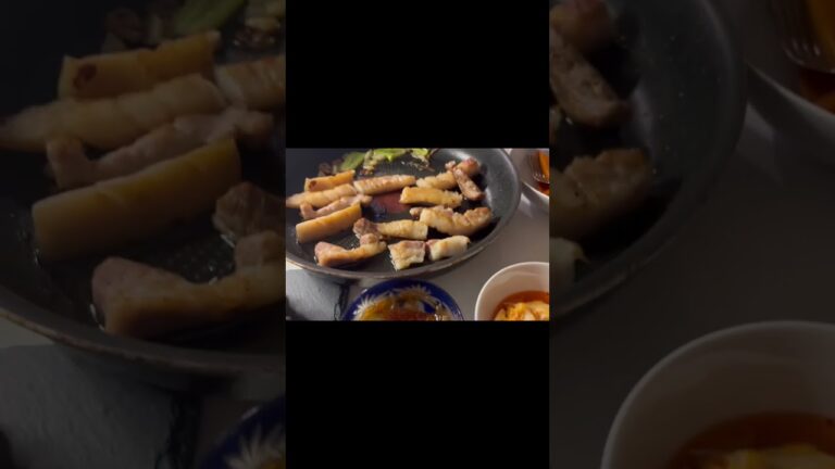 おうち韓国パーティ開催 #Shorts #cooking #vlog #韓国料理 #サムギョプサル #キンパ #asmr