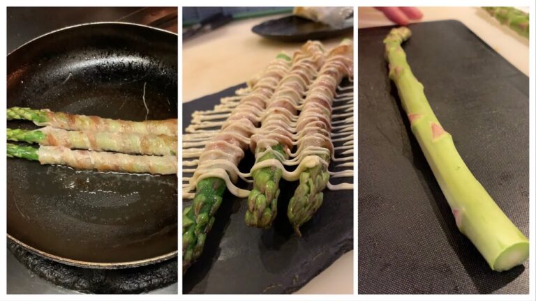 超簡単！フライパンで作るアスパラ豚巻き。Super easy!  Asparagus pork rolls made in a frying pan #shorts
