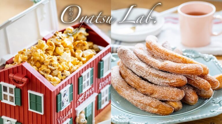 おうちディズニー！チュロスとキャラメルポップコーンの作り方 | おやつラボ