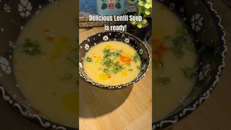 Hearty protein-rich Lentil Soup