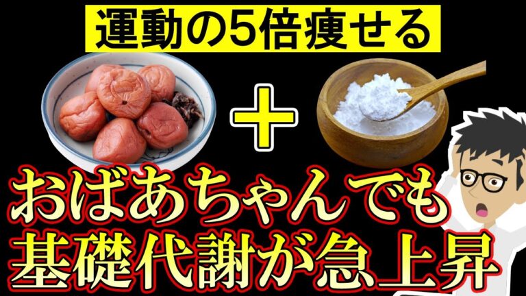 梅干しと○○の組み合わせがとんでもなかった！ごっそり痩せて腸内環境改善【ピロリ菌｜効果｜作り方｜レシピ｜クエン酸】ダイエット