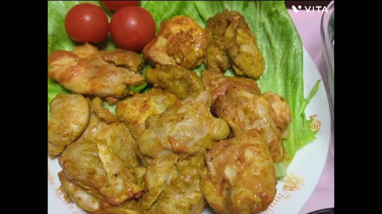 【タンドリーチキン】　　　【オクラ胡麻和え】　　　　　【ポテトサラダ】　　　　　【玉ねぎ、卵、スープ】