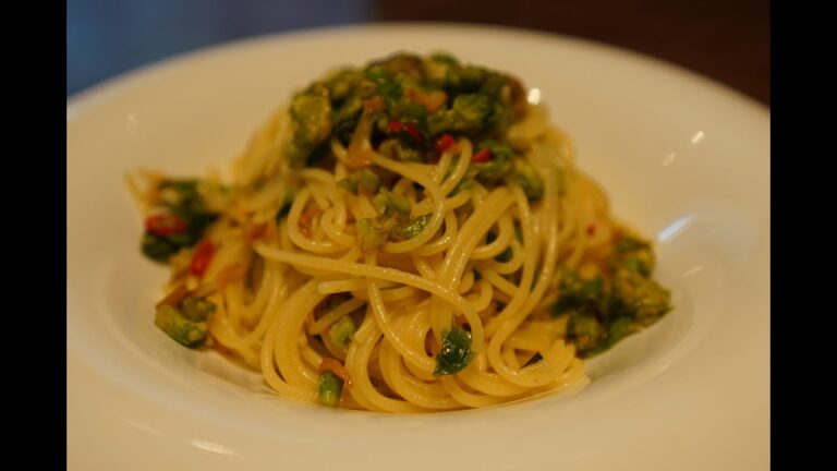 【 六本木 イタリアン 】ふきのとうのペペロンチーノ　『サルーチェ』の東京No.1パスタシェフが教える！　旬の味覚を堪能する大人パスタ！！！