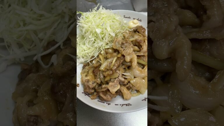 【バズレシピ】リュウジさんが紹介していた究極の生姜焼きは素人が作っても本当に美味しく出来るのか検証してみた！！