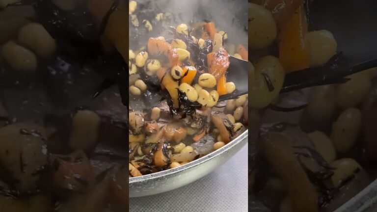 定番‼︎ ヒジキと大豆の煮物作った‼︎