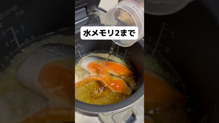 炊飯器で作る鮭ご飯のレシピです！