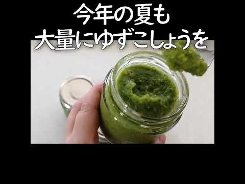 あるナースの休日のひと時・ゆずこしょう作り　#shorts　詳細レシピ→https://youtu.be/BCdAx7u6KE0