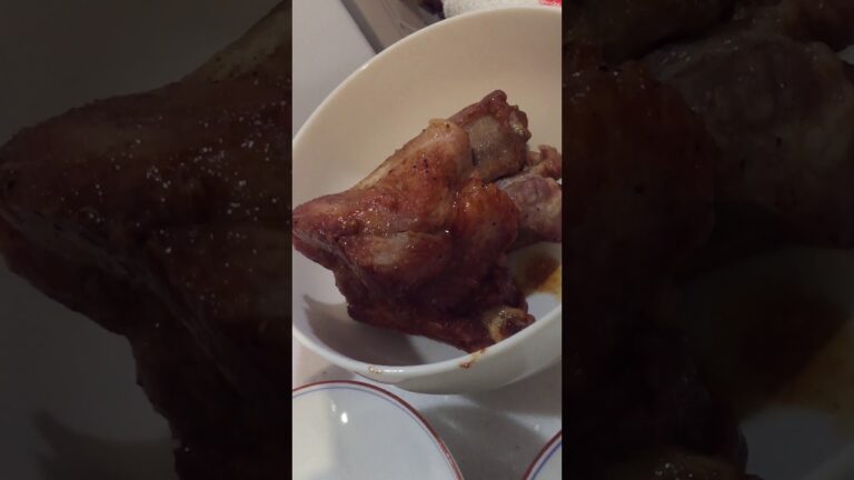 Cook spareribs in a rice cooker 2 炊飯器スペアリブ 2